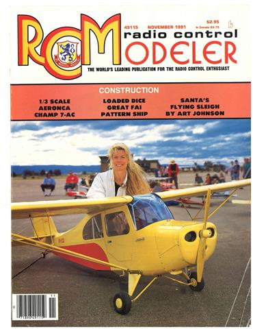 (image for) November 1991 RCModeler