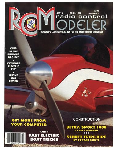 (image for) April 1992 RCModeler