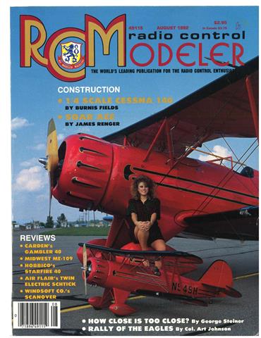 (image for) August 1992 RCModeler