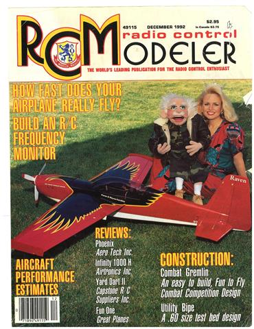 (image for) December 1992 RCModeler