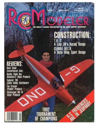 (image for) April 1993 RCModeler
