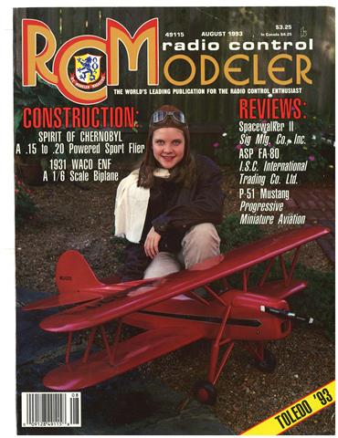 (image for) August 1993 RCModeler