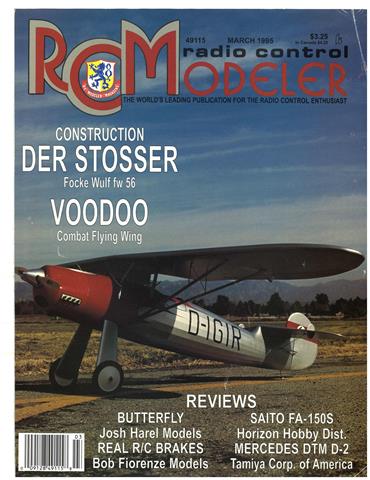 (image for) March 1995 RCModeler
