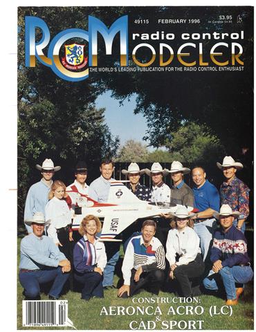 (image for) February 1996 RCModeler