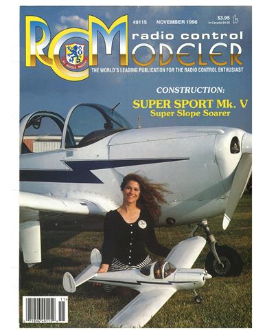 (image for) November 1996 RCModeler