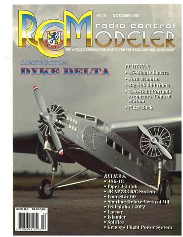 (image for) October 1997 RCModeler