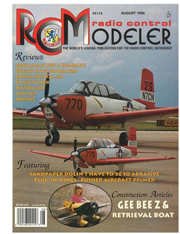 (image for) August 1998 RCModeler - Click Image to Close