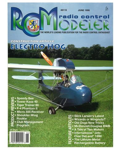 (image for) June 1998 RCModeler - Click Image to Close
