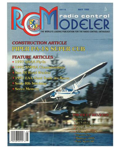 (image for) May 1998 RCModeler