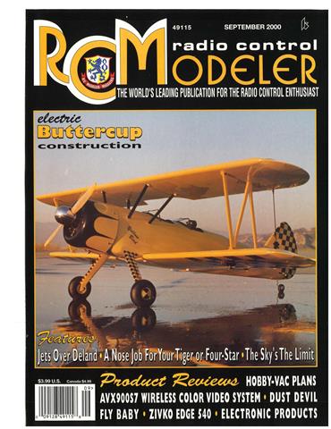 (image for) September 2000 RCModeler