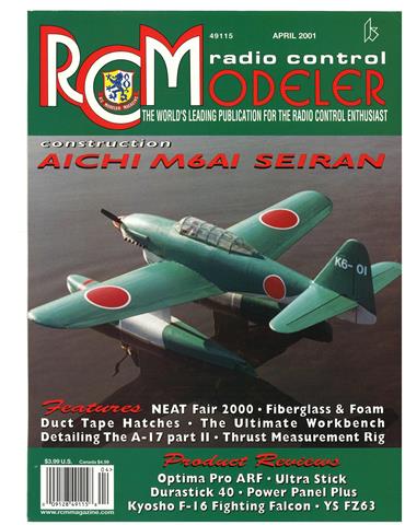 (image for) April 2001 RCModeler - Click Image to Close