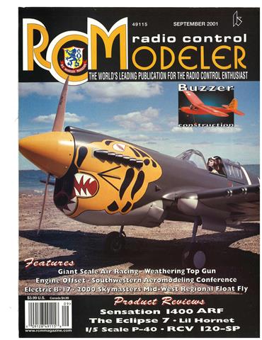 (image for) September 2001 RCModeler - Click Image to Close
