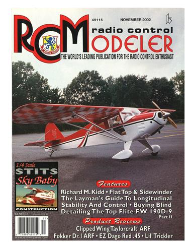 (image for) November 2002 RCModeler