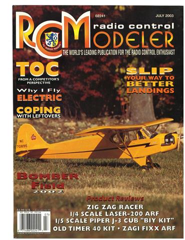 (image for) July 2003 RCModeler