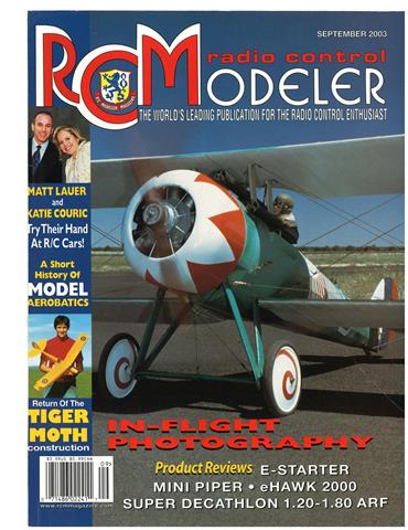 (image for) September 2003 RCModeler