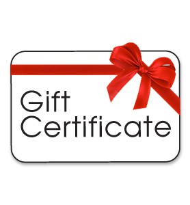 (image for) Gift Certificates - Click Image to Close
