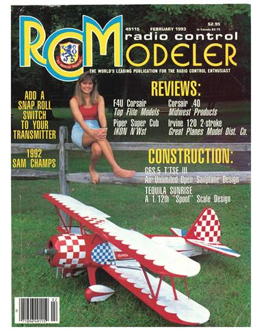 (image for) February 1993 RCModeler