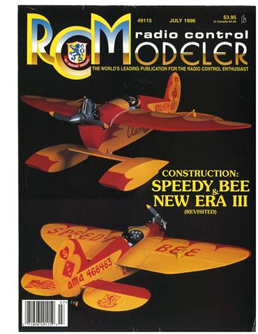 (image for) July 1996 RCModeler